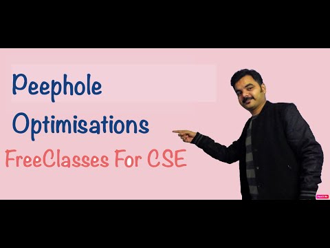 Peephole optimizations in