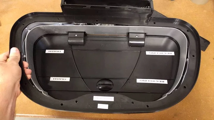 Nine Stars Trash Can Lid Repair - Adjusting Helper Springs