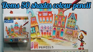 Doms new launched 50 shades colour pencil #trending #viral 