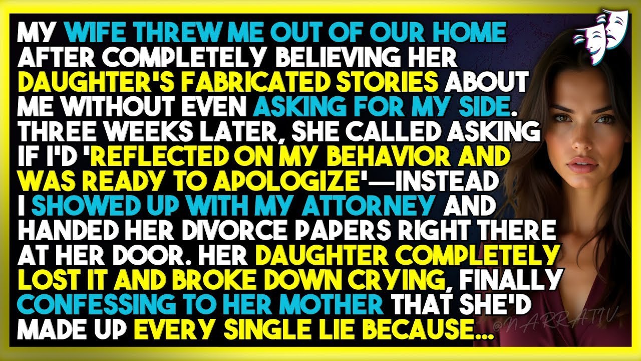 0My Wife Believed Her Daughter's Lies Over Me—Divorce Papers Made The Truth Finally Come Out