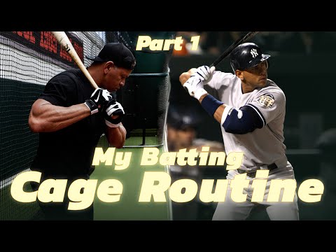 My MLB Batting Cage Routine | Tee Work, Swing Technique & Baseball Warm-Up Fundamentals | A-ROD