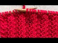 How to knit a onerow stitch pattern for scarves reversible and it doesnt curl so woolly
