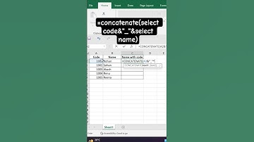 Advance excel tutorial #ConcatenateFormula #ConcatenateInExcel #ExcelConcatenate