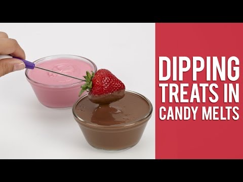 Dipping Candies and Other Snacks in Candy Melts® Candy