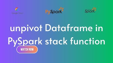 unpivot Dataframe in PySpark | stack function in #pyspark #azuredatabricks #azure #scala3