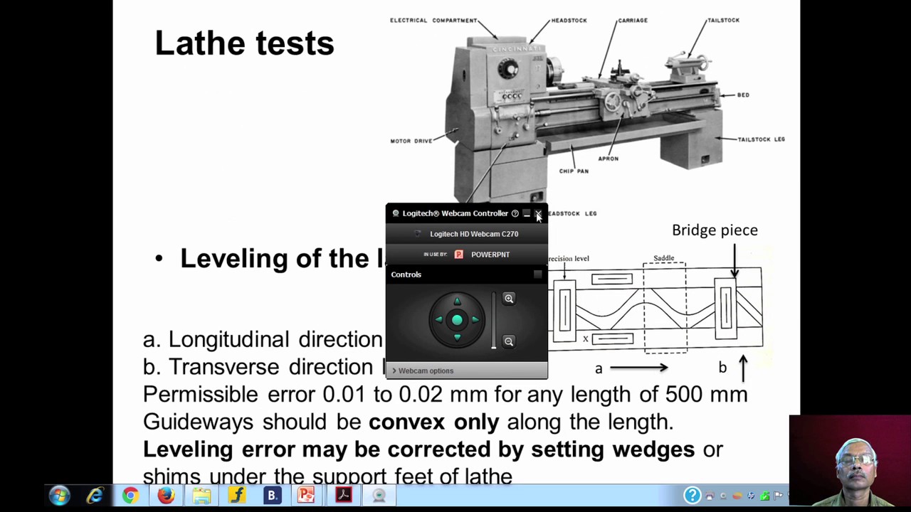 Test Chart For Lathe Machine