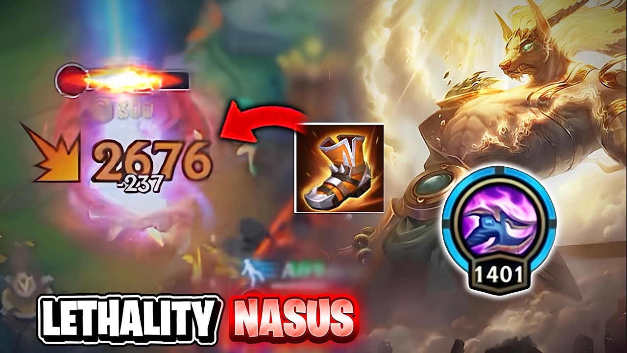 Lethality Nasus Is So Fun And Strong! Insta One-Shot! Wild Rift (Runes & Build)