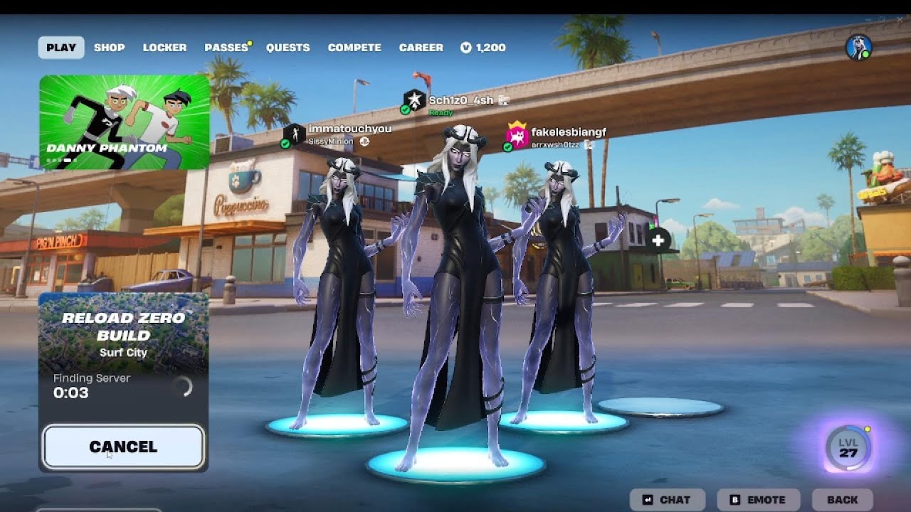 Ash Aero and Cait play Fortnite Reload