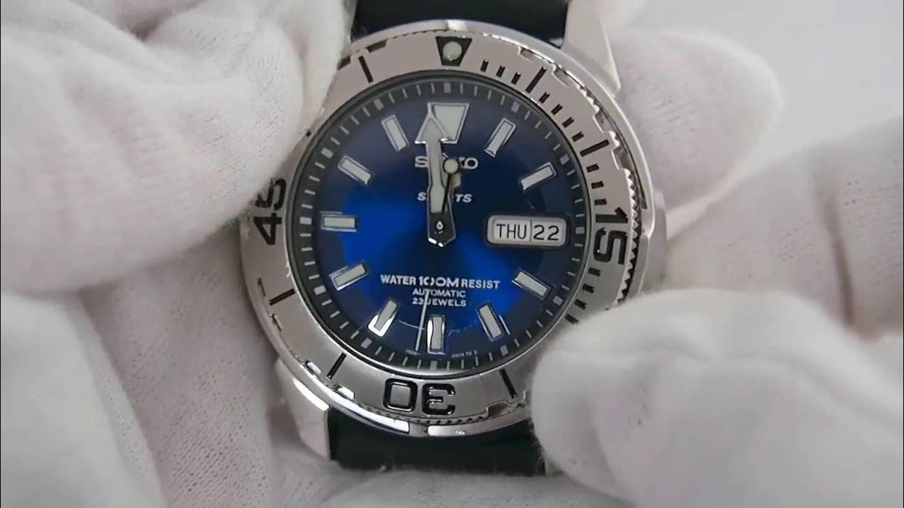 Seiko 7S36-02T0 (SNZE93) automatic watch - YouTube