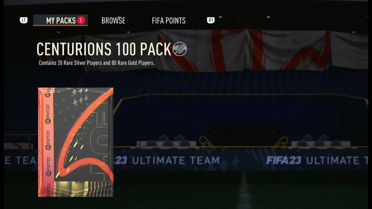 Opening the Centurion Essential Pack and 100 Player Pack!! FIFA 23