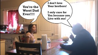 “ I don’t love my kids“ prank on grace ( SHE GETS MAD 😡)