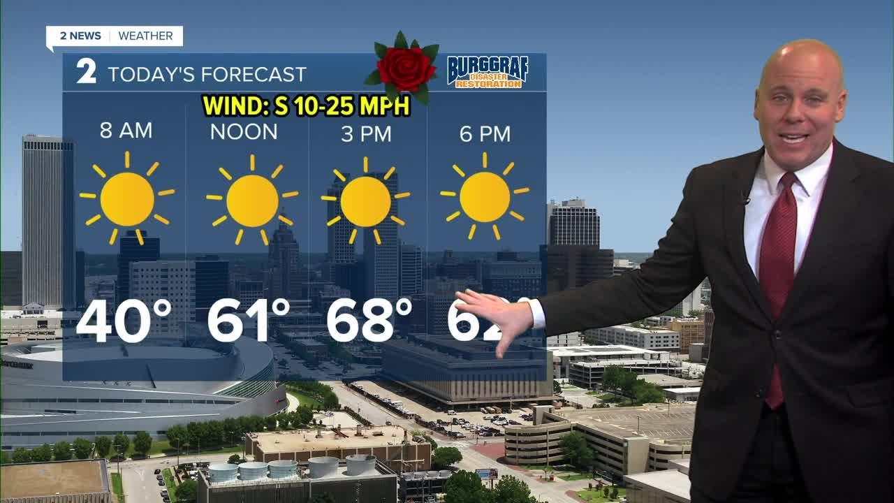 Sunny, mild and windy Valentine's Day - YouTube