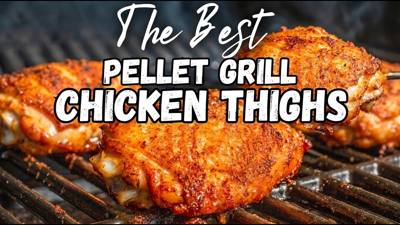 Juicy Smoked Chicken Thighs with That Crispy Bite - YouTube