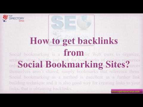 Social Bookmarking Backlinks