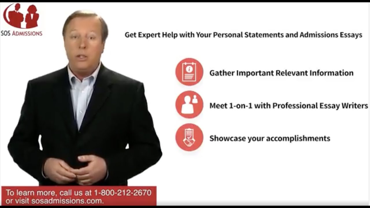 Personal Statement & Application Essay Writing - SOS Admissions