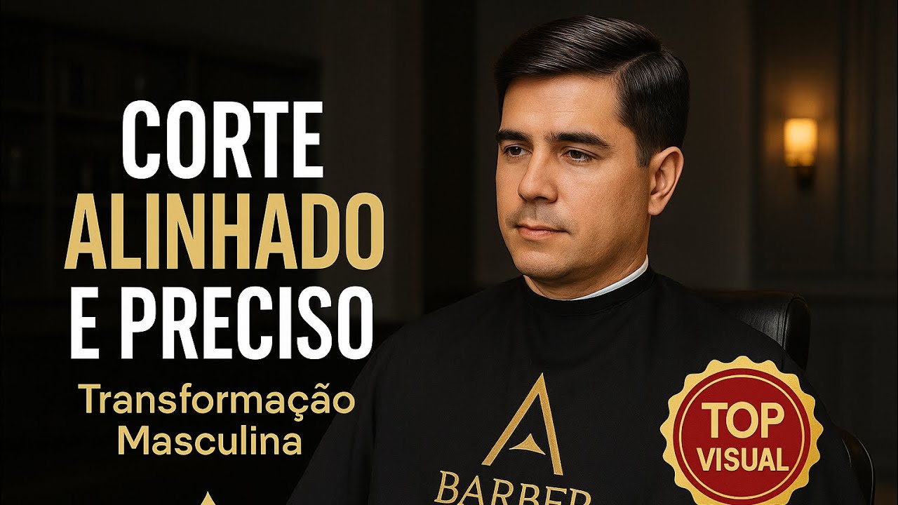 Transformação Masculina com Corte Alinhado e Preciso! 🔥💈