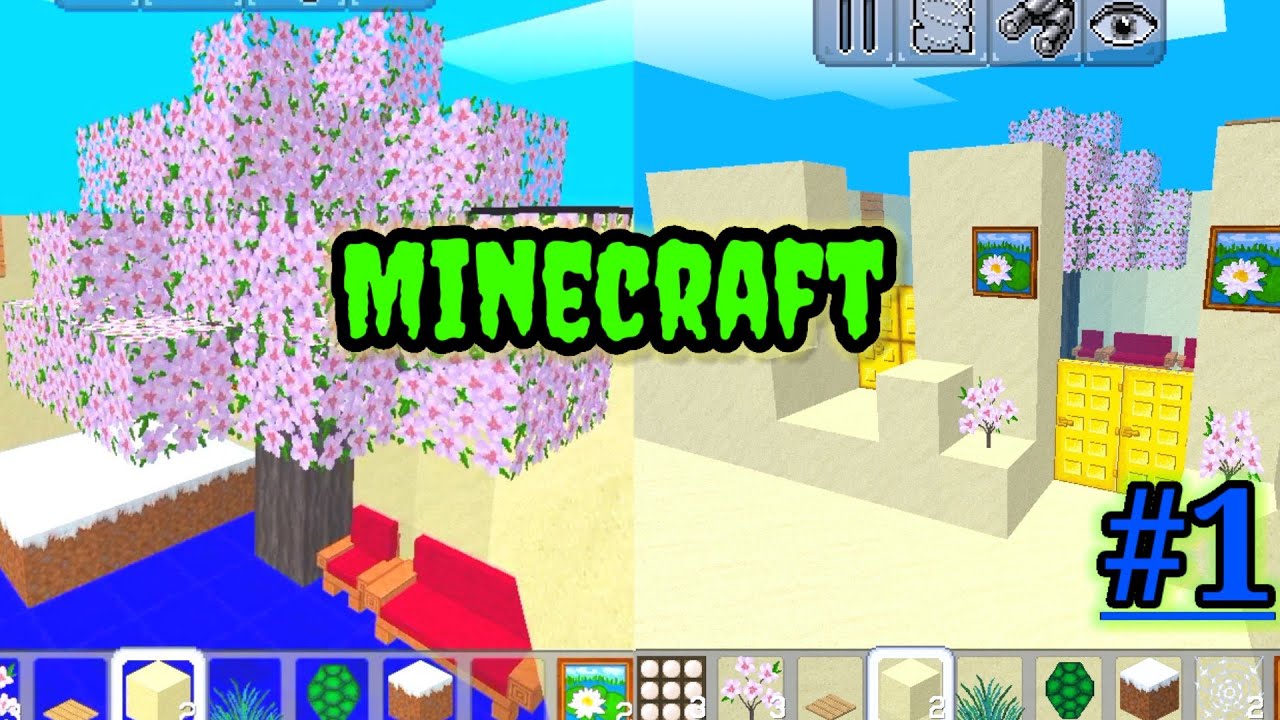 BB Gaming minecraft👨‍🎤||my first video Minecraft⛏️ home tour🏘️🚙||bb ...