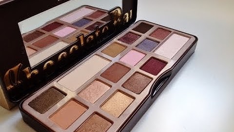 TOO FACED Chocolate Bar Palette - Review & Swatches