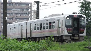 臨時快速「只見新緑満喫号」新潟→只見9732D【4K】GV-E400系