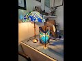 Glicinija - stained glass lamp