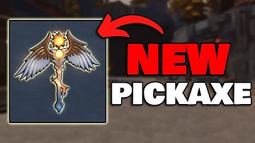 THEY ADDED THIS NEW PICKAXE In THE FORGE Roblox...