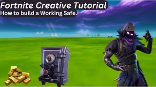 Fortnite Creative-How to build a Working Safe Tutorial.