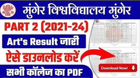 Munger University B.A Part ll Art