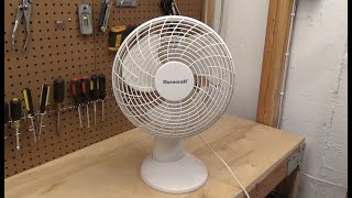 Duracraft DFT-218W 12" Oscillating Fan | Initial Checkout