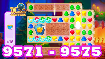 Manor Matters 9571 - 9575 HD Gameplay 3 match puzzle Android | GameGo Game | 9572 | 9573 | 9574 |