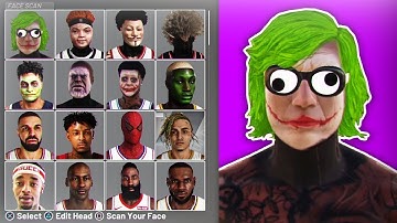 How To Get ANY FACE SCAN In NBA 2K21 (Joker, Spiderman, Chucky, and More)