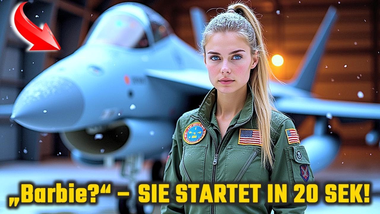 Sie nannten sie „Ersatz Barbie“ – bis sie einen vereisten Kampfjet in 20 Sekunden startete