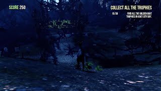 Goat Simulator mezarliktaki canavar keci