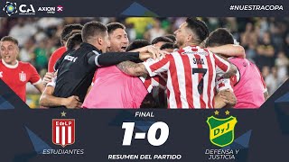 Final: Estudiantes de La Plata 1 - Defensa y Justicia 0