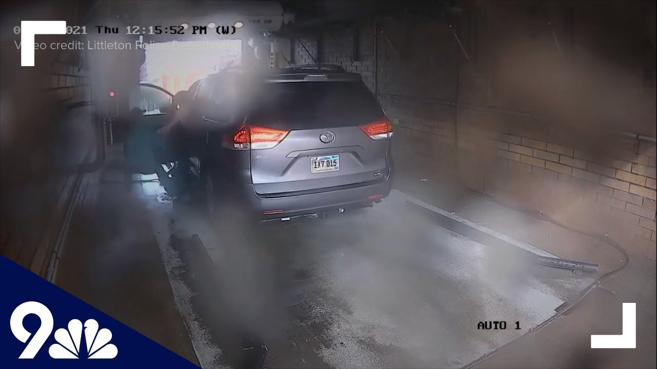 RAW 63yearold woman carjacked in Littleton, Colorado car wash YouTube