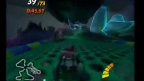 Crash Tag Team Racing [100% Walkthrough] - 43 - Uranus Mines