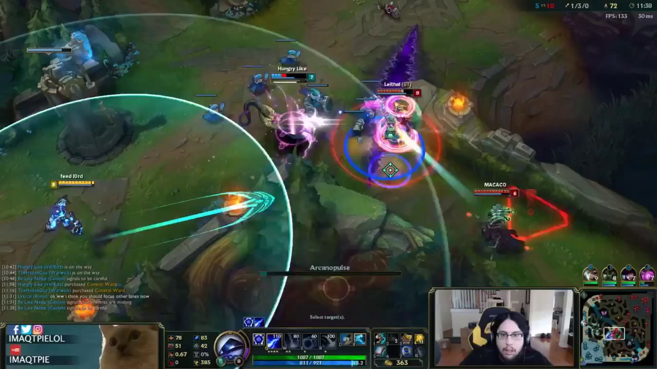 Imaqtpie Xerath Full Gameplay Season 7