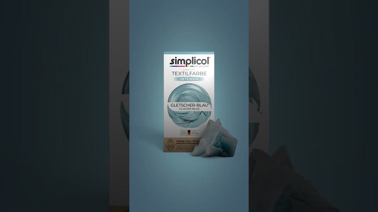 Eiskalte Erfrischung 🧊🥶 | simplicol Gletscher-Blau intensiv