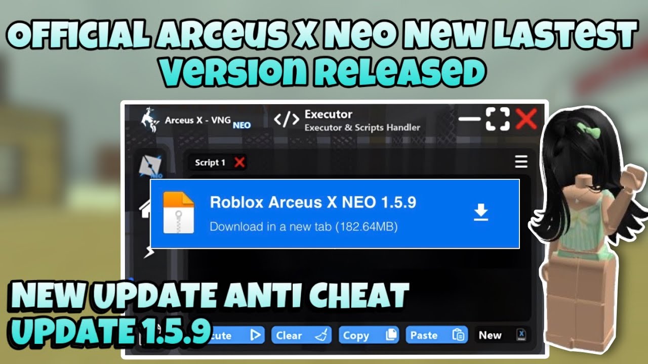 [NEW] 🔥ARCEUS X NEO EXECUTOR NEW LASTEST VERSION 1.5.9 RELEASED ...