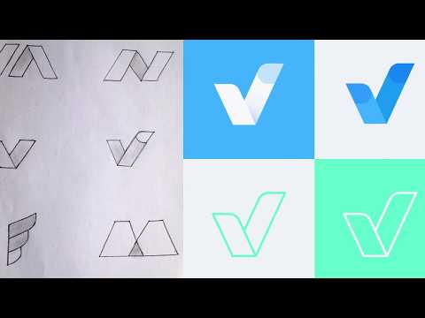 Ep. 4: Design a Single Letter Logo #dailylogochallenge