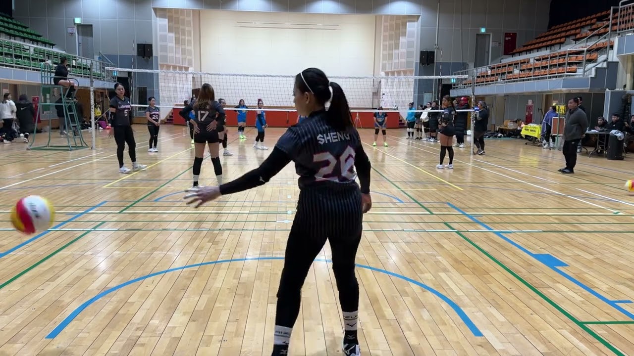 Changwon lady blue spikers