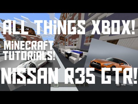 Minecraft Nissan R35 GTR Tutorial! | Minecraft Tutorials | - YouTube