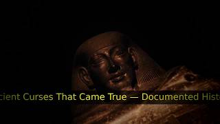 Ancient Curses That Came True — Documented History