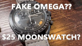 Fake Omega Moonswatch! Comparing an Authentic Omega x Swatch Mission to Mercury to a China KnockOff