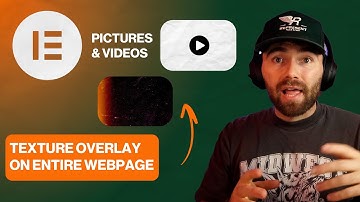 TEXTURE OVERLAY on ENTIRE WEBSITE | Elementor WordPress Flexbox Tutorial
