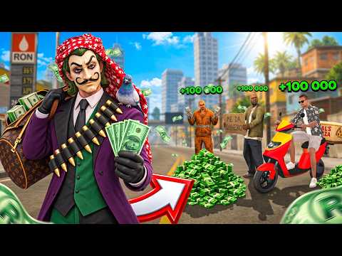 I GAVE A LOT OF MONEY TO THE POOREST WORKERS IN RIO RISE