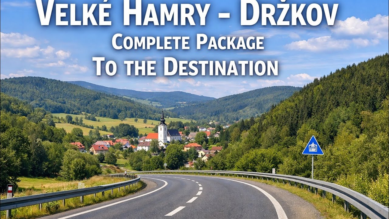 🚗 Velké Hamry → Držkov | Calm Drive | 4K | No Commentary