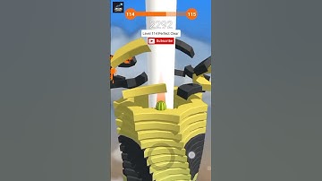 Stack Ball 🔥 Level 114 Perfect Clear in One Go 😱 | Insane Speed Run! #gaming #stackball #games