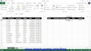 Excel 2013 Tutorial Applying Multiple Criteria Microsoft Training Lesson 22.5