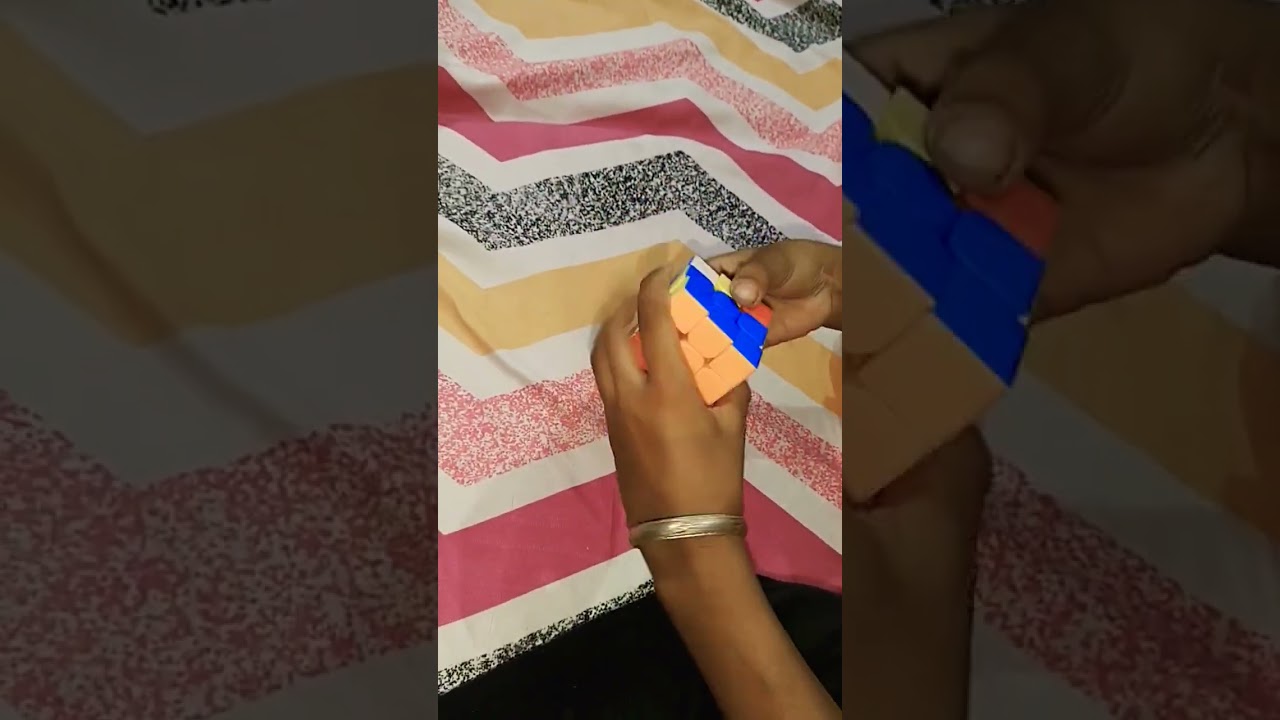 My sister give me a challenge to solve rubix cube in 10 seconds