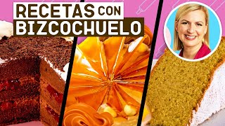 3 Recetas con Bizcochuelo - La Repostería de Anna Olson